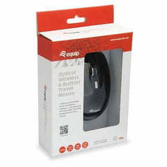 EQUIP 245104  Mouse wireless optic cu design ambidextru, 4 butoane