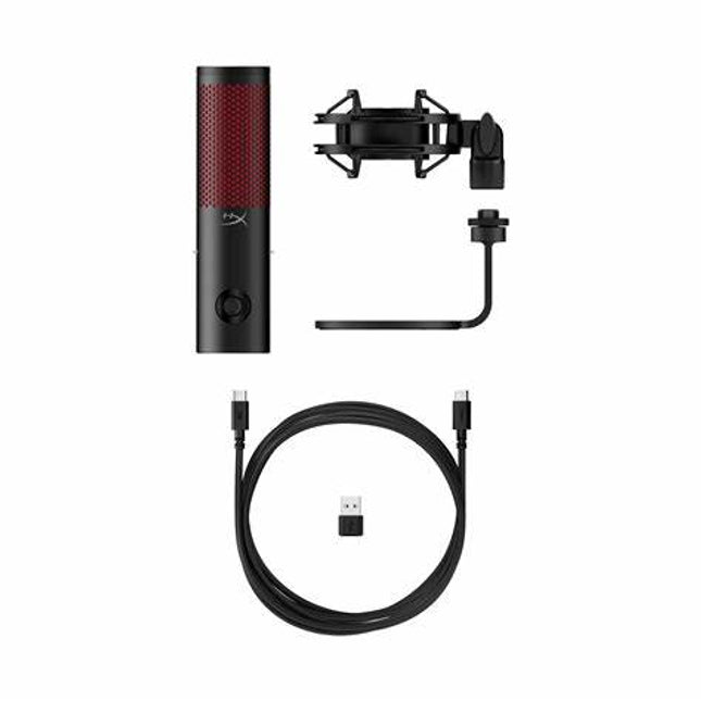 HyperX QuadCast 2 – microfon profesional cu conexiune USB-C, ideal pentru gaming, streaming și podcasting