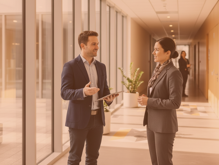 Echipa Digimart discuta cu comisia scolii despre digitalizare prin PNRR