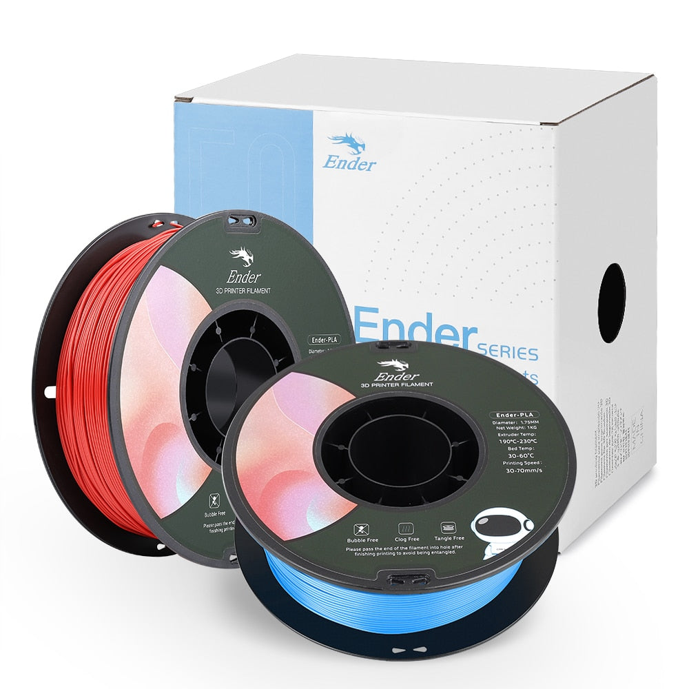 FILAMENT CREALITY ENDER - PLA, 1.75MM, PACHET DE 2 X ROLE (1KG / ROLĂ)