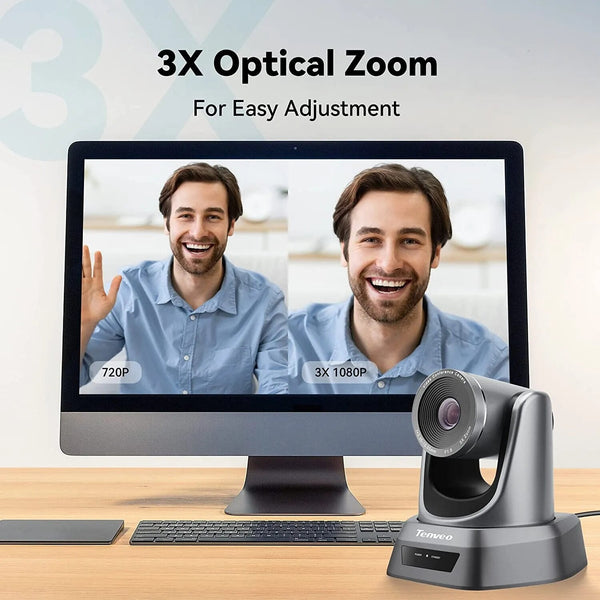 Sistem videoconferinte All in one Tenveo VA2000E, 3x zoom