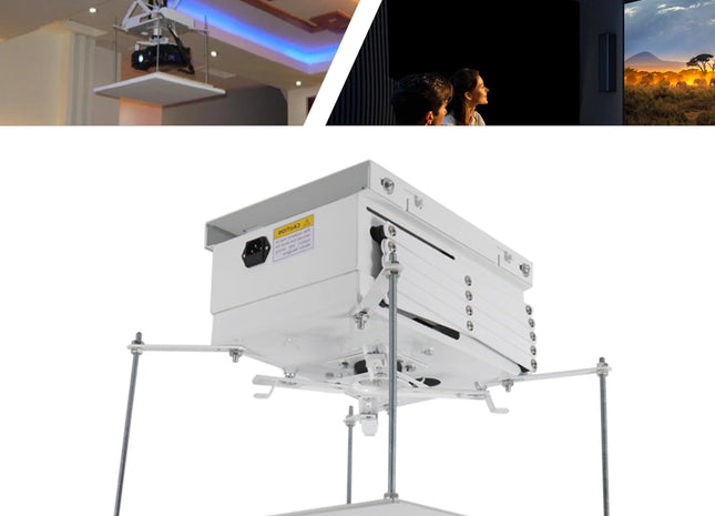 Lift proiector electric incastrabil tavan 10kg telecomanda