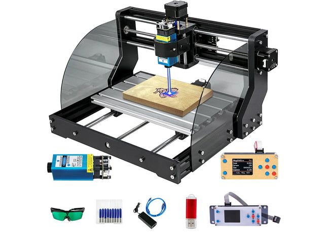 Mașină de gravat cu laser 3 axe 5.5W - VEVOR CNC 3018 PRO MAX Router