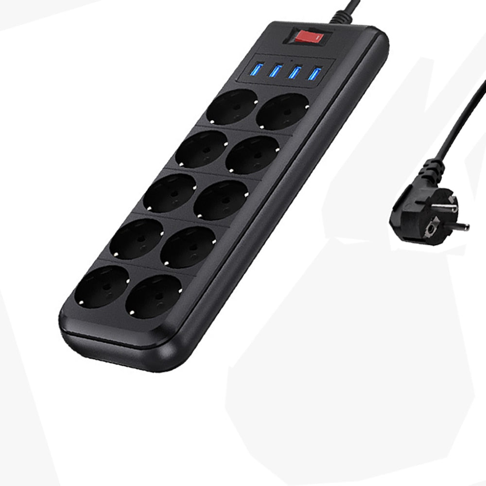 PRELUNGITOR MELERY CU 10 PRIZE ȘI PORTURI USB -2m