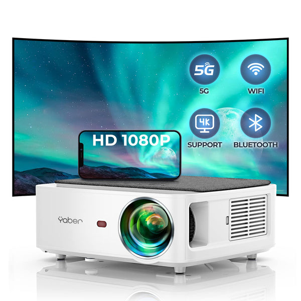 VIDEOPROIECTOR BLUETOOTH YABER V6 5G - 4K
