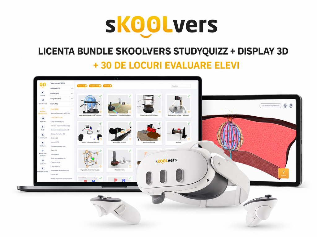 Licenta Skoolvers Bundle SmartLab lectii interactive 3 ani