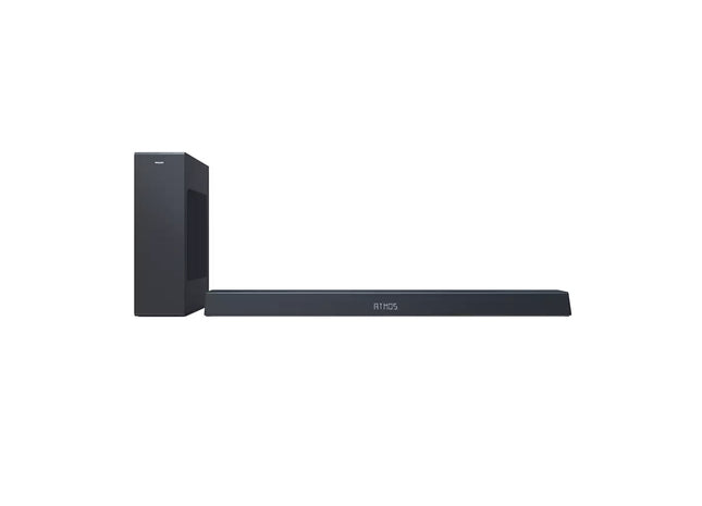 Soundbar Philips TAB8405/10, 200W, Subwoofer, Wireless, HDMI, Bluetooth, Aux, Wi-Fi, Dolby Atmos, Negru