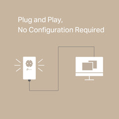 TP-Link Kit Powerline Gigabit Passthrough – HomePlug AV2, Gigabit Ethernet, acoperire 300 m, 2 adaptoare incluse