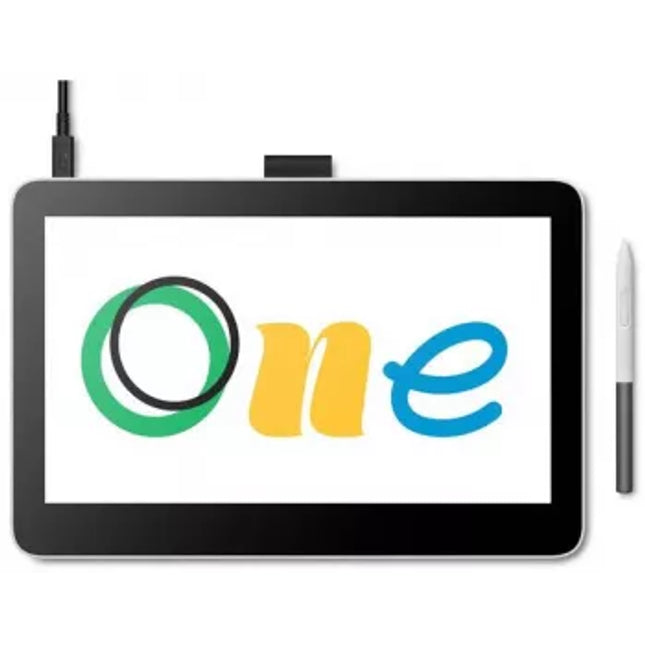 Tabletă grafică Wacom One 13 Touch Pen Display – ecran 13.3", Full HD, USB-C, sensibilitate 4096 niveluri de presiune, negru