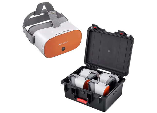 ClassVR Premium Glasses 64GB - set of 4 headsets and 4 controllers