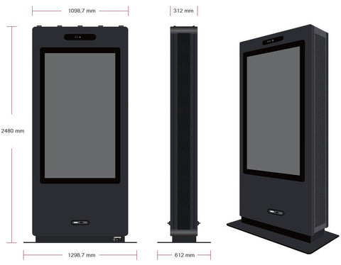 Totem evoboard exterior dimensiuni Digimart