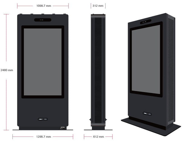 Totem evoboard exterior dimensiuni Digimart