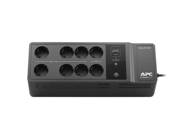 UPS APC Back-UPS 650VA, 230V, 1x USB Charging – Protecție esențială pentru echipamentele casnice, de birou și pentru instituții