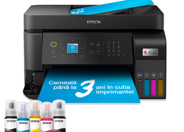 Multifunctional inkjet color Epson EcoTank CISS L5590 A4