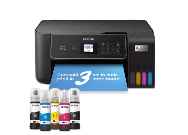 Imprimantă multifuncțională inkjet color Epson EcoTank CISS L3280 A4