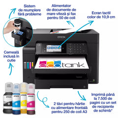 Multifunctional inkjet color Epson EcoTank CISS L15160 A3