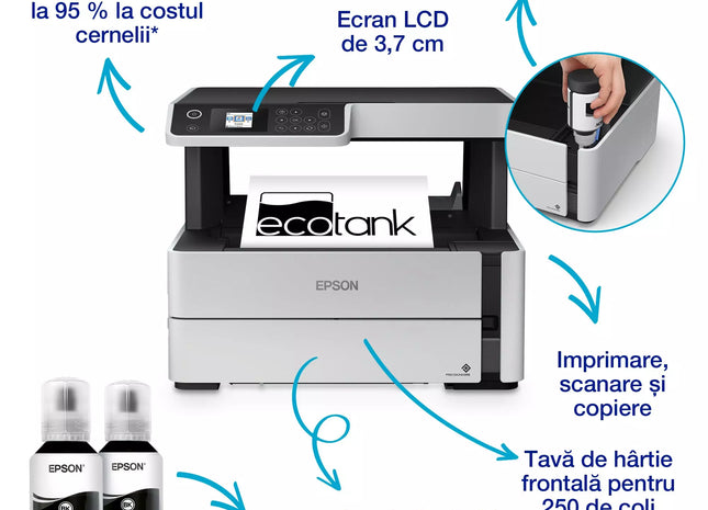 Multifunctional inkjet mono Epson EcoTank M2170 A4