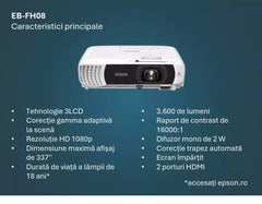 Proiector Epson EB FH08 Full HD