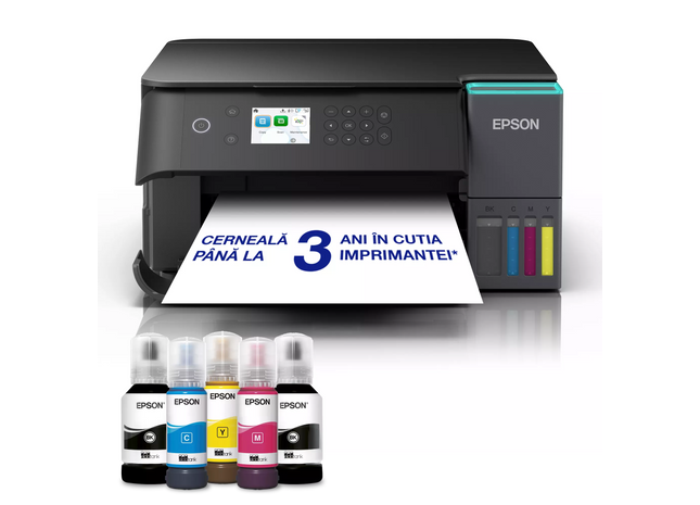 Multifuncțional inkjet color Epson EcoTank CISS L6360 A4