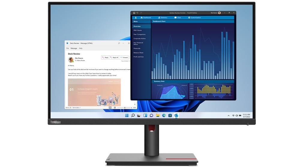 Lenovo ThinkVision T27p 30 27 inch monitor 4K UHD IPS
