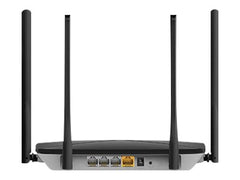 Router wireless TP Link MERCUSYS AC12G, Dual-Band, 4 Antene Externe Negru