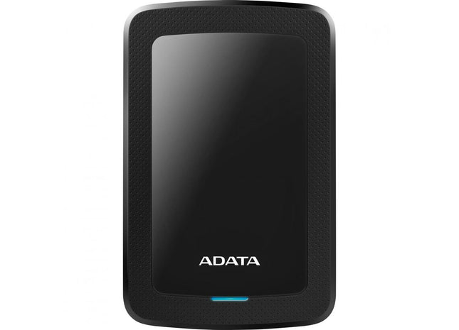 HDD Extern ADATA HV300 Slim 1TB USB 3.1 Negru vedere frontala