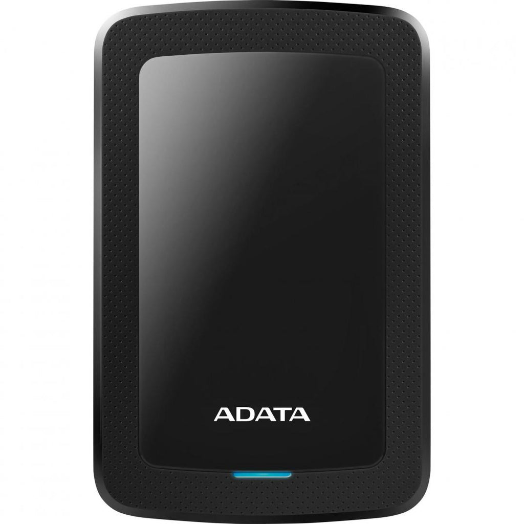 HDD Extern ADATA HV300 Slim 1TB USB 3.1 Negru vedere frontala