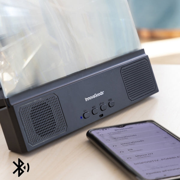 AMPLIFICATOR DE ECRAN PENTRU TELEFONUL MOBIL CU DIFUZOR MOBIMAX INNOVAGOODS