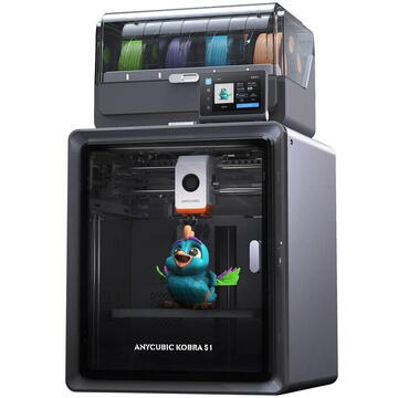 Imprimanta 3D Anycubic Kobra S1 Combo CoreXY 4 Culori