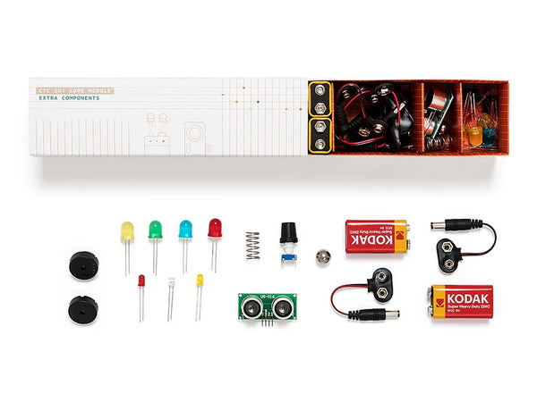 Arduino CTC GO cu senzori componente electronice și breadboard-uri