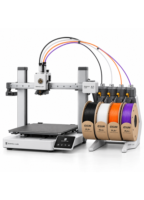 Pachet Bambu Lab A1 Combo cu AMS Lite si filament eSUN PLA+