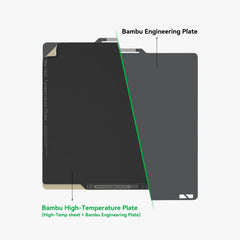 Engineering Plate Bambu Lab FAP042 P2S rezistentă până la 120 °C
