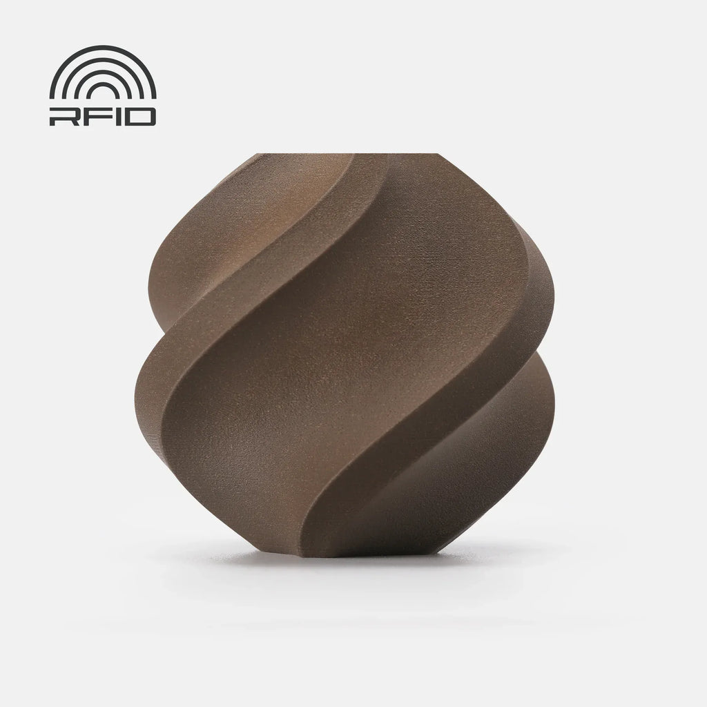 Filament PLA Wood Bambu Lab Black Walnut 1kg 1.75 mm