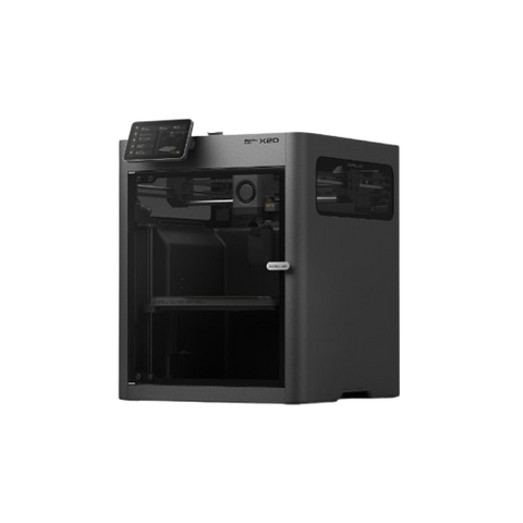 Bambu Lab X2D cu sistem dual-nozzle pentru material principal și suport