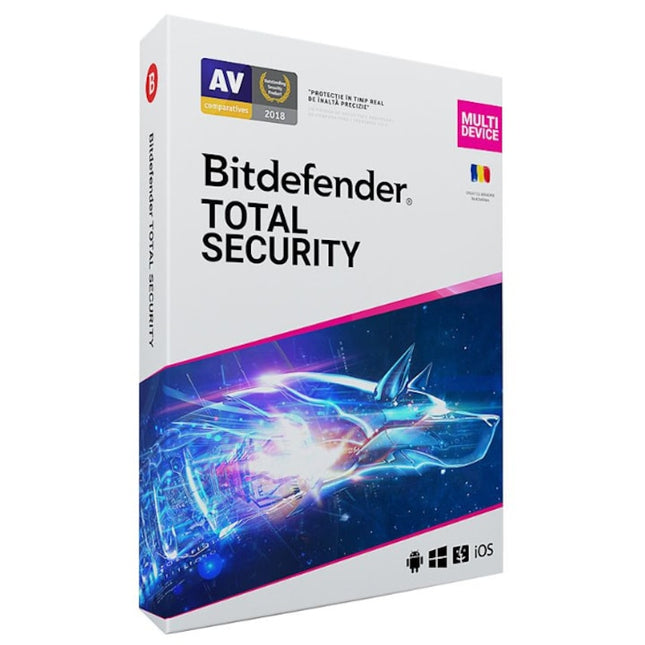 Licenta Bitdefender Total Security pentru 5 dispozitive, valabila 3 ani, electronica