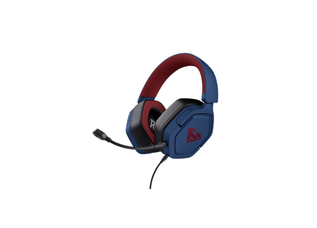 Trust GXT492SM Carus – casti gaming cu fir, sunet stereo, microfon inclus, albastru