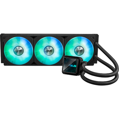 Cooler procesor ASUS PRIME LC 360 ARGB – răcire lichidă, radiator 360 mm, 3 ventilatoare ARGB, compatibil AMD și Intel