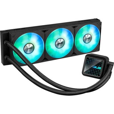Cooler procesor ASUS PRIME LC 360 ARGB – racire lichidă, radiator 360 mm, 3 ventilatoare ARGB, compatibil AMD si Intel