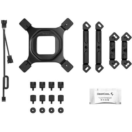 Kit cooler procesor cu sistem prindere universal, șuruburi și accesorii incluse