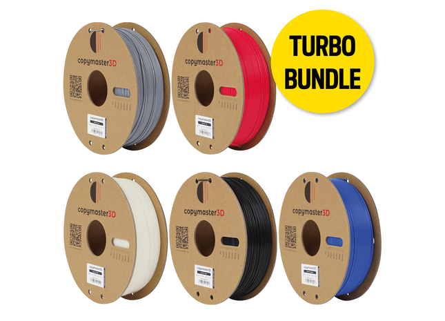 Set filamente Copymaster3D Turbo Bundle PLA High Speed 5kg