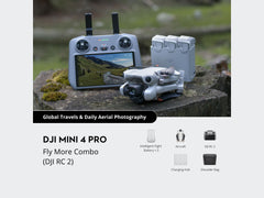 Kit Drona DJI Mini 4 PRO FMC+Smart Controller48MP