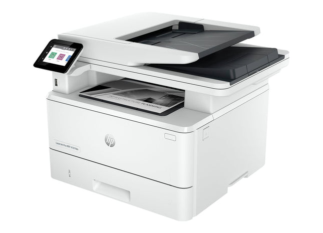 Multifunctional Monocrom HP LaserJet Pro MFP, A4, Wireless, Fax, Duplex, Retea, Alb, 4102fdw, 40 ppm