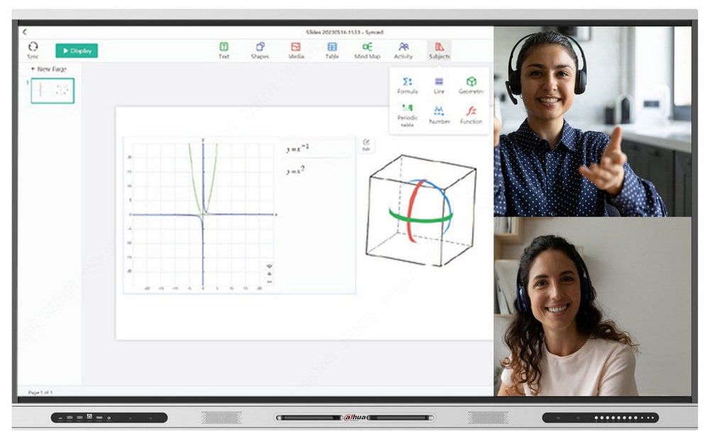Display Interactiv DAHUA DeepHub Lite Edu ST420-L, 75