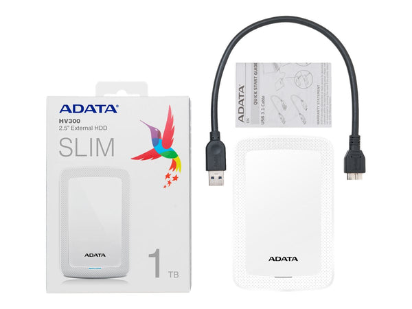 ADATA HV300 Slim cablu USB 3.1 inclus