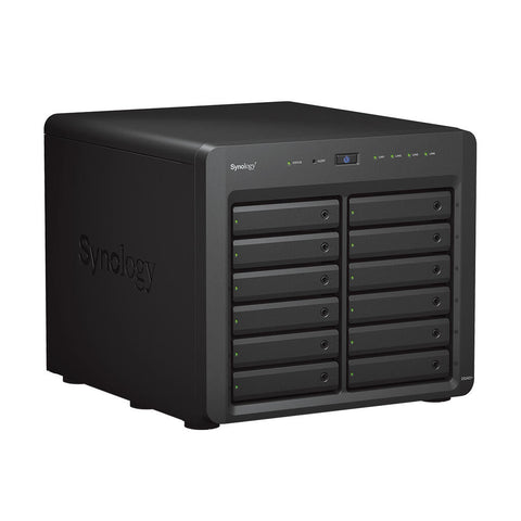 NAS Synology DS2422+, 12 Bay-uri, Gigabit, Procesor AMD Ryzen V1500B, 2.2 GHz, 4 GB DDR4 ECC