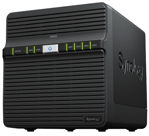 Synology DS423 NAS & Data Storage Servers, Ethernet LAN, Black,