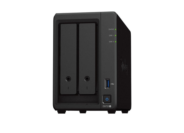 SYNOLOGY 2-Bay Diskstation Ryzen R1600 2GB DDR4 ECC SODIMM „DS723+”