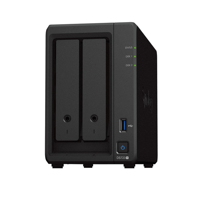 SYNOLOGY 2-Bay Diskstation Ryzen R1600 2GB DDR4 ECC SODIMM „DS723+”