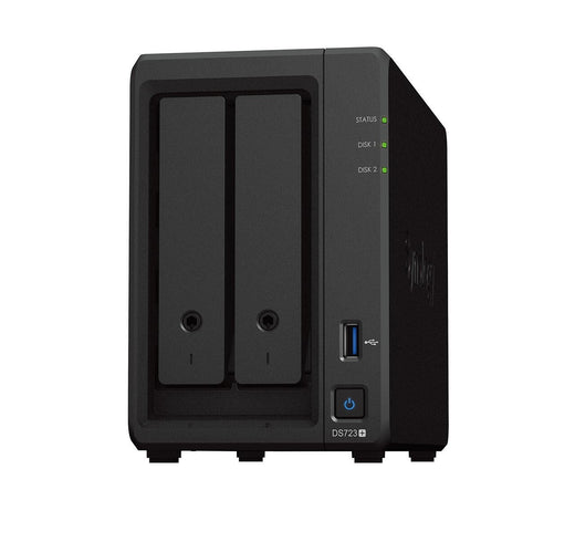SYNOLOGY 2-Bay Diskstation Ryzen R1600 2GB DDR4 ECC SODIMM „DS723+”