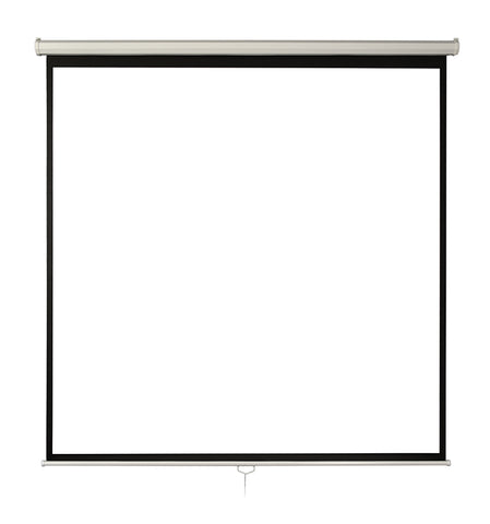 Ecran BlackMount 200 × 200 cm montat pe perete